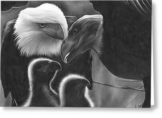 Baby Eagels - Greeting Card